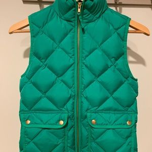 j Crew puffer vest. Size XXS